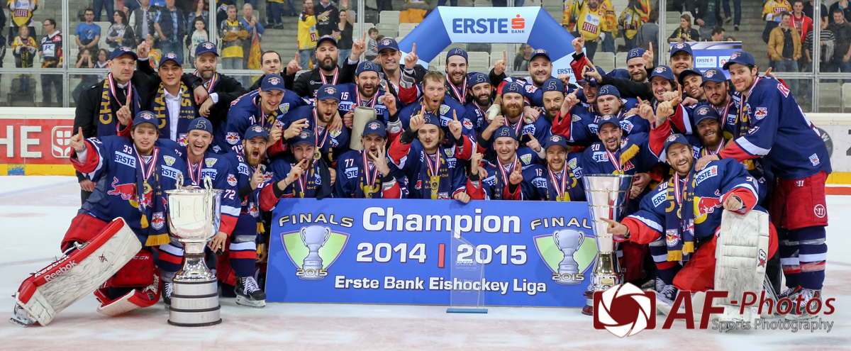 UPC Vienna Capials vs EC Red Bull Salzburg EBEL Finalspiel 2014/15